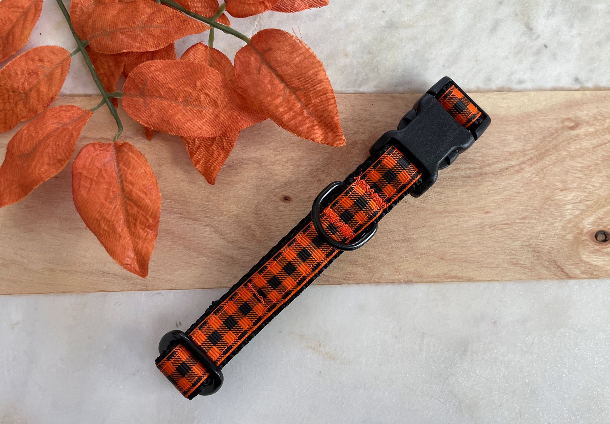 3/4" Pumpkin Plaid