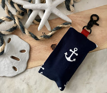 Load image into Gallery viewer, Nautical Anchor Dog Poop Bag Dispenser
