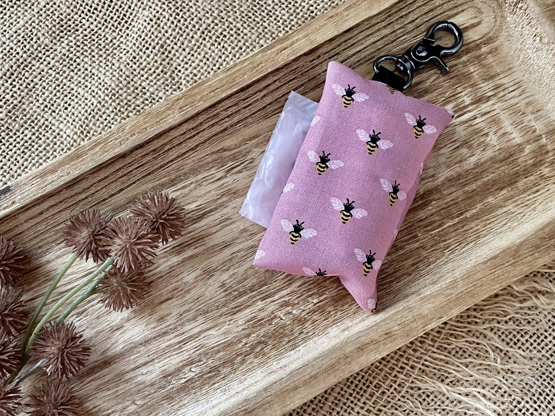1" Pink Bees