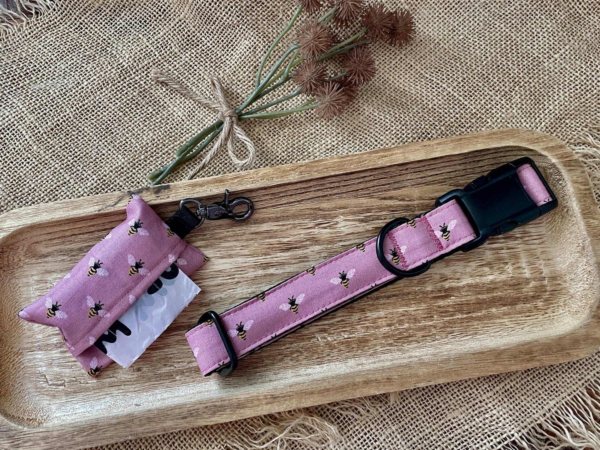 1" Pink Bees
