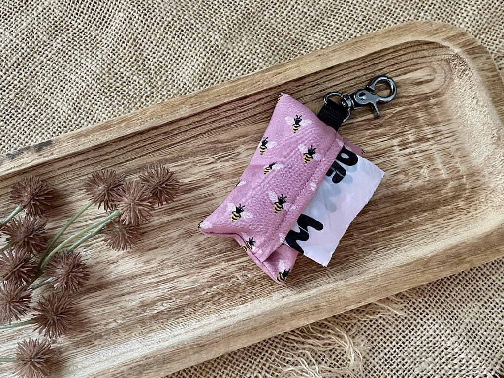 1" Pink Bees