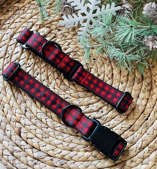 1" Buffalo Plaid Red