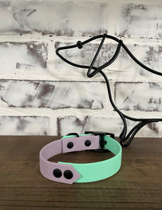 Mint and Lavender  - Waterproof Dog Collar
