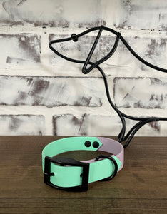 Mint and Lavender  - Waterproof Dog Collar