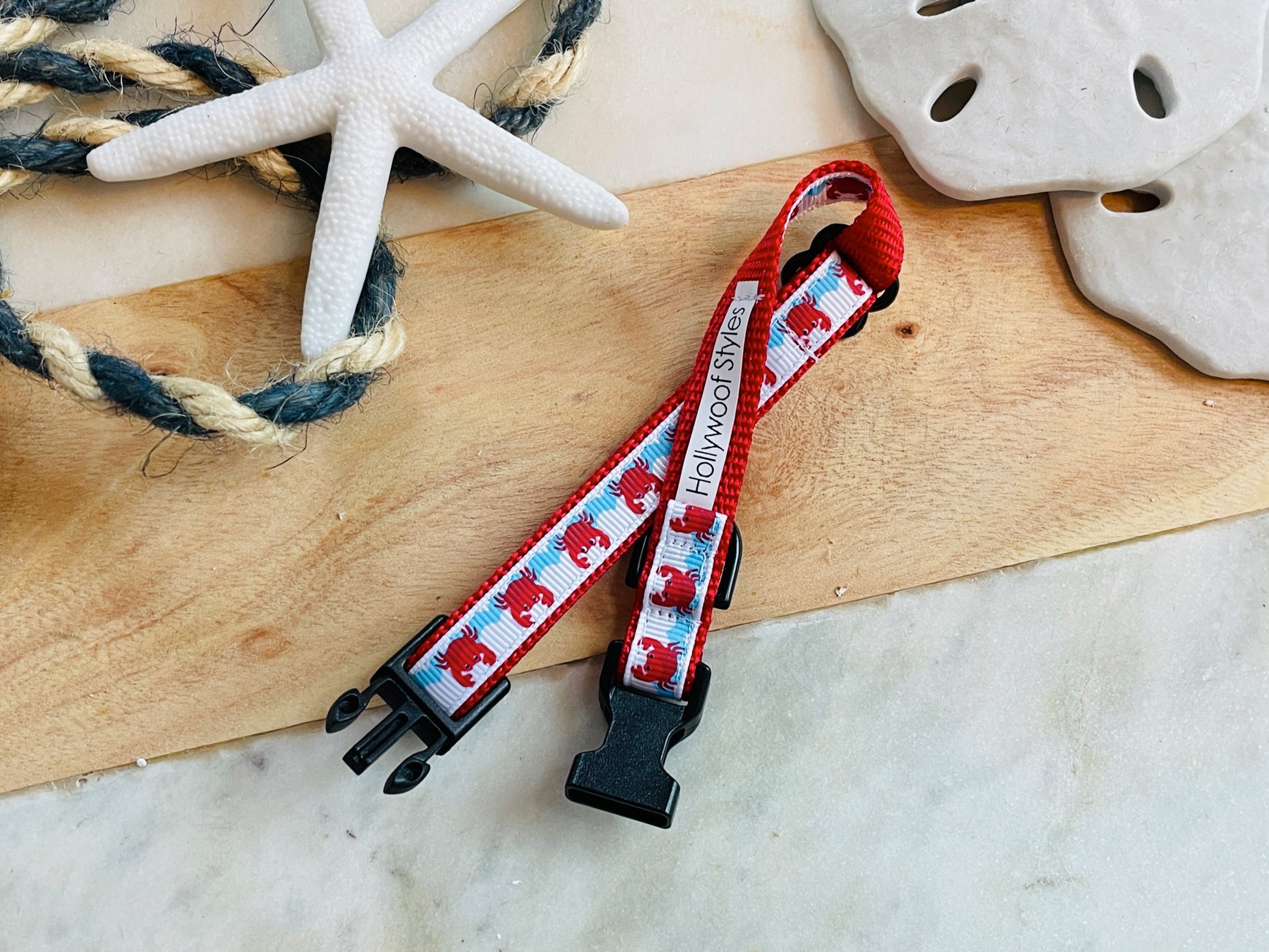 Nautical Beach Collar, Lobster or Crab