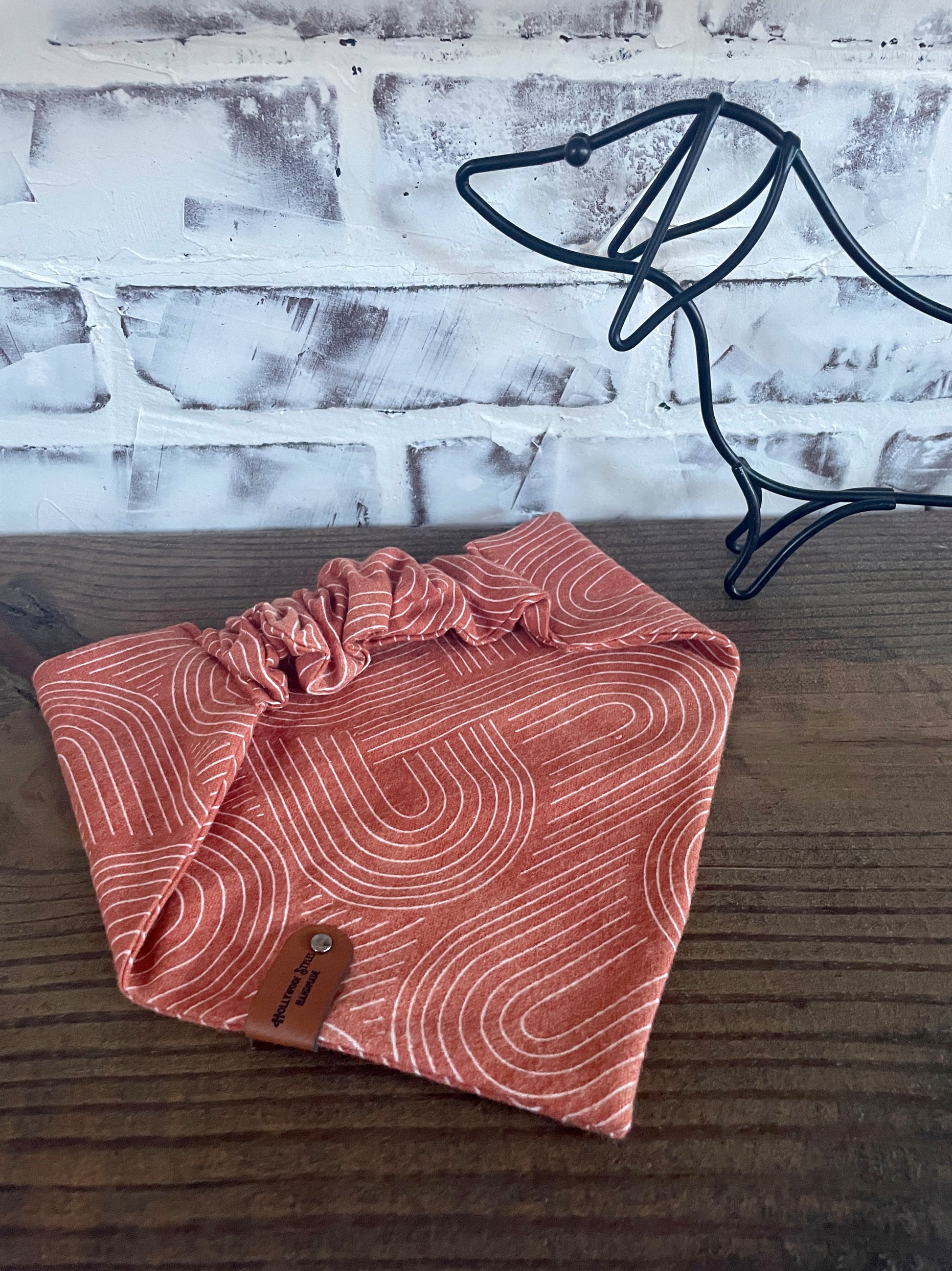 Boho Rainbow Scrunchie  Bandana