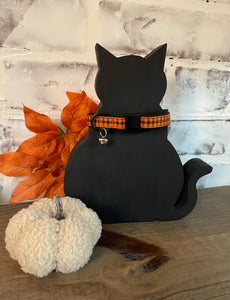 Orange Plaid Cat Collar Breakaway