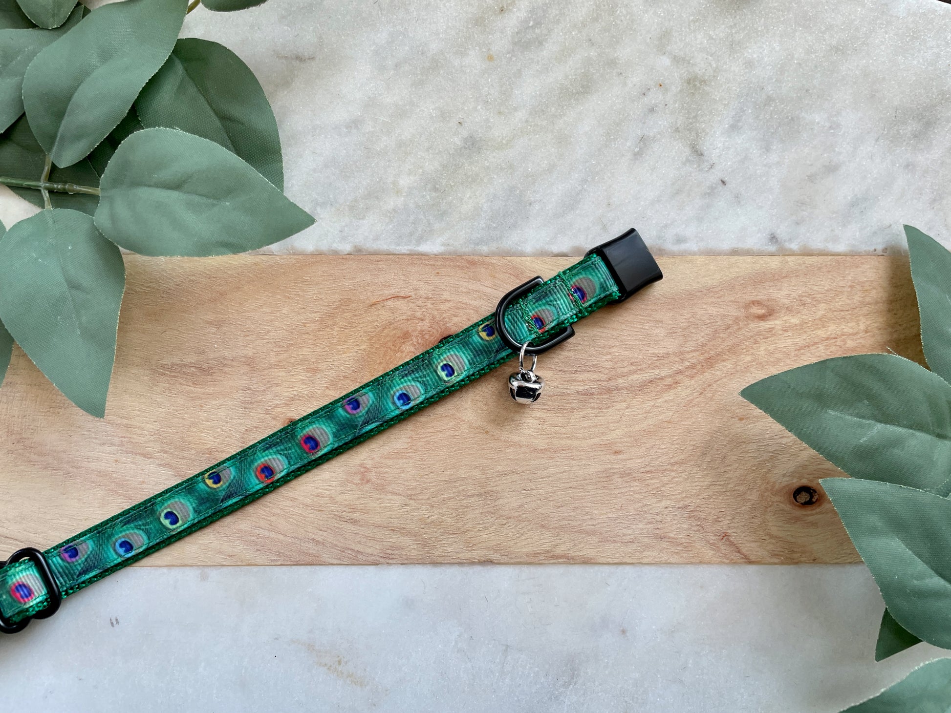 Peacock Cat Collar Breakaway