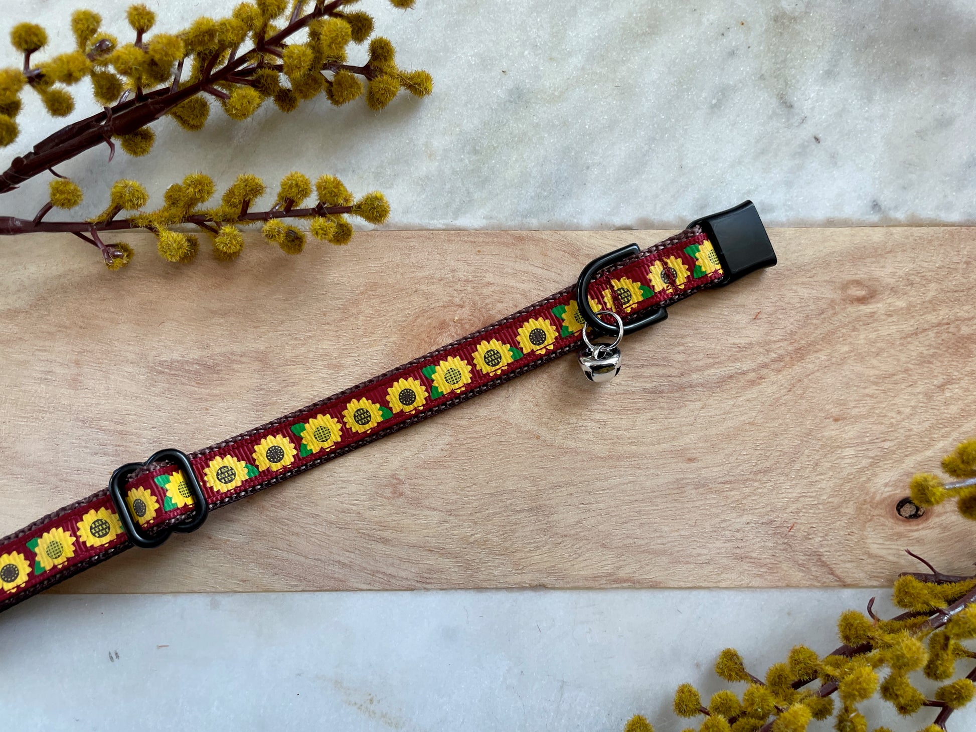 Sunflower Cat Collar Breakaway