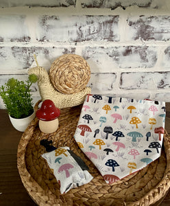 Cottage Mushroom Reversible Bandana