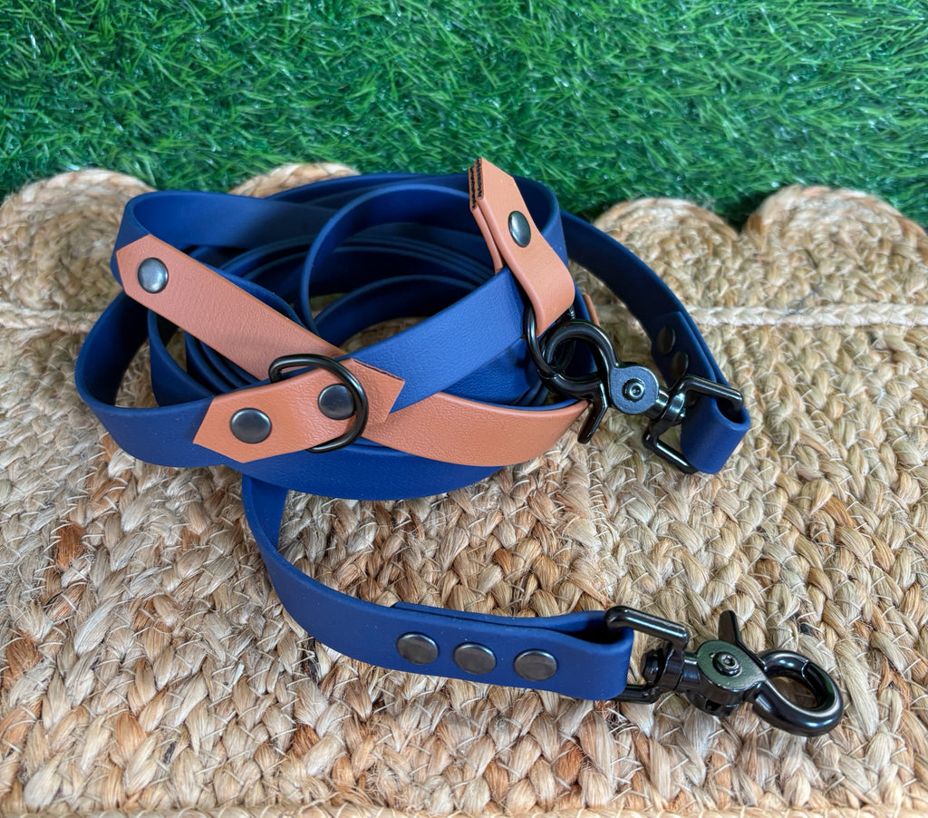 Hands Free • Waterproof Biothane Dog Leash