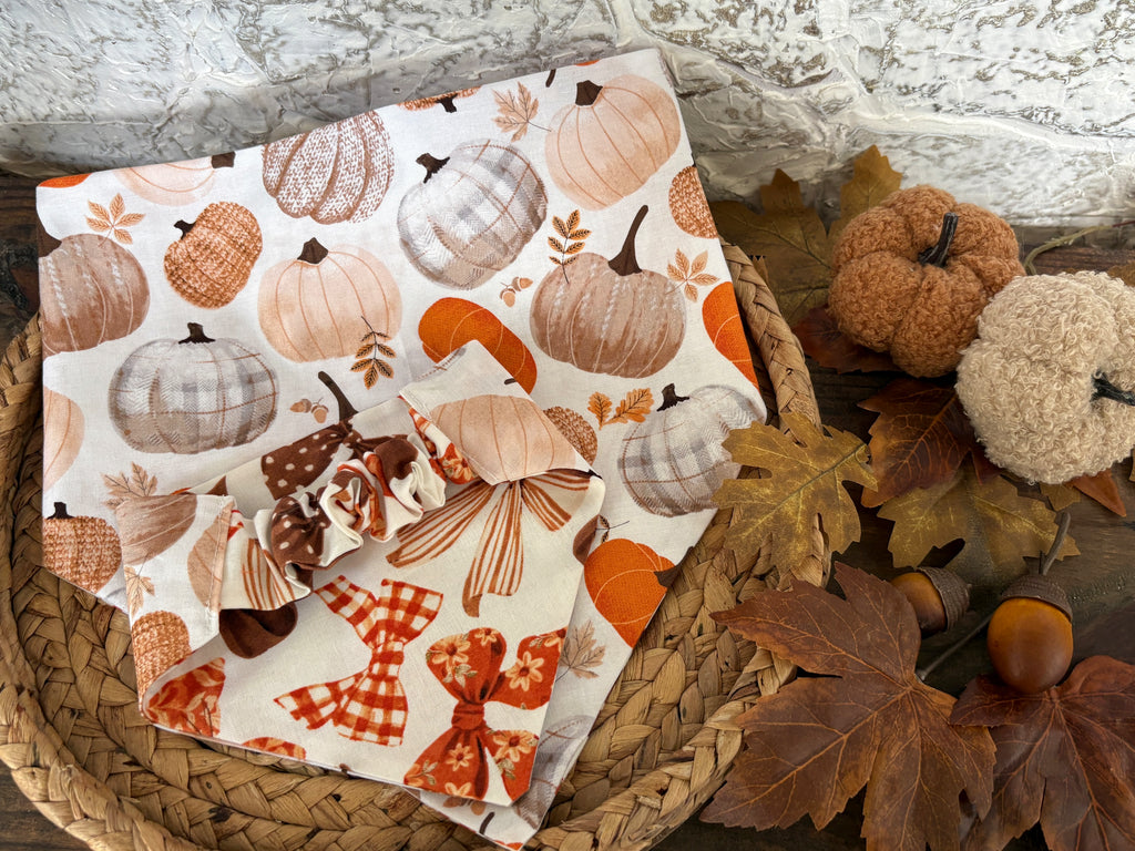 Harvest Bows Reversible Bandana