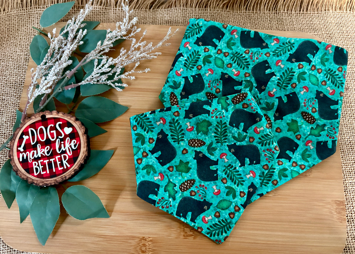 Bear Necessities Reversible Bandana