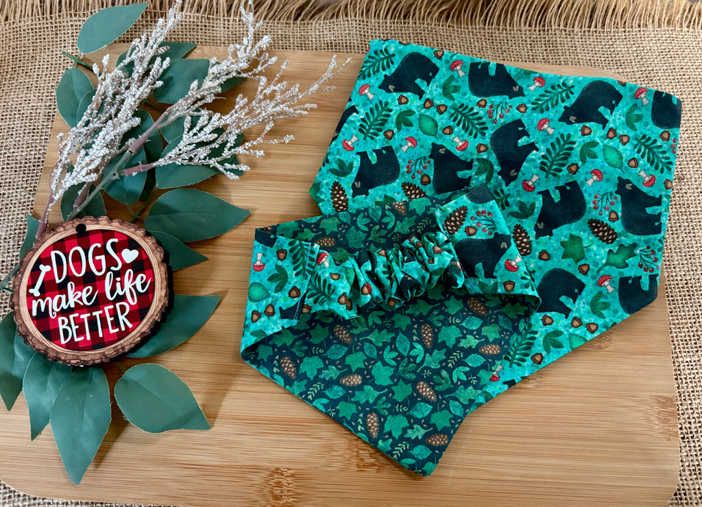 Bear Necessities Reversible Bandana