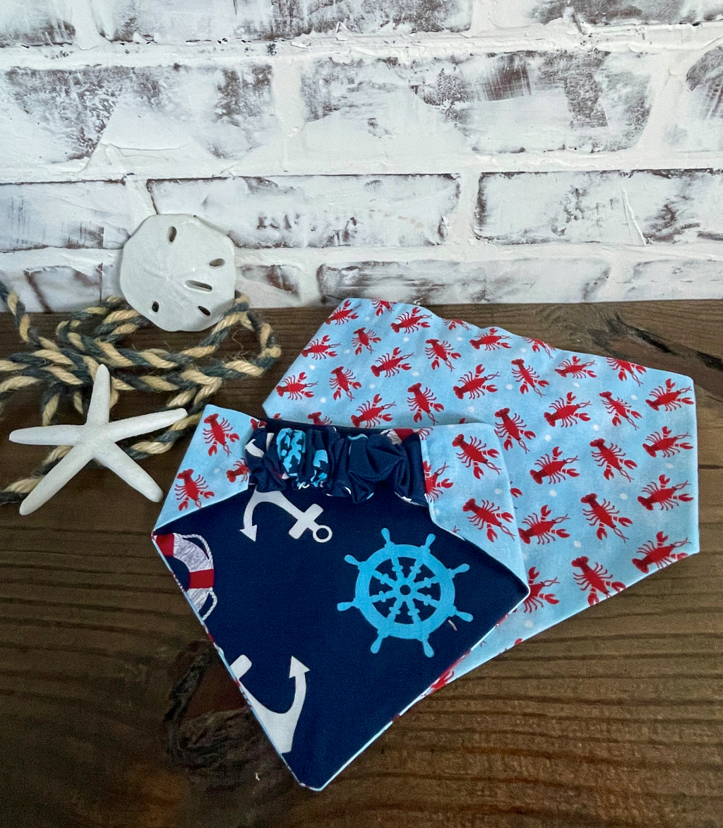 Lobster Trap Reversible Bandana