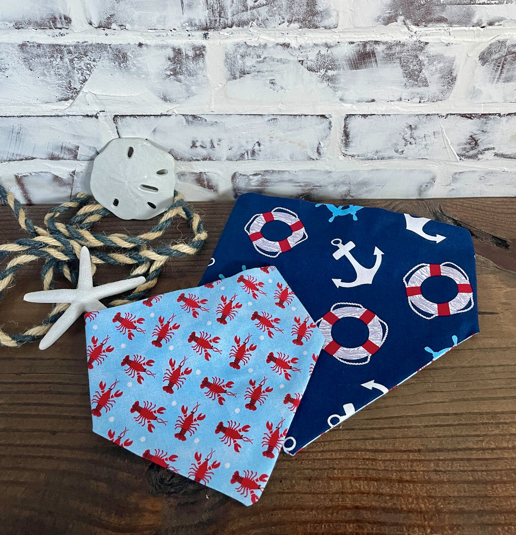 Lobster Trap Reversible Bandana