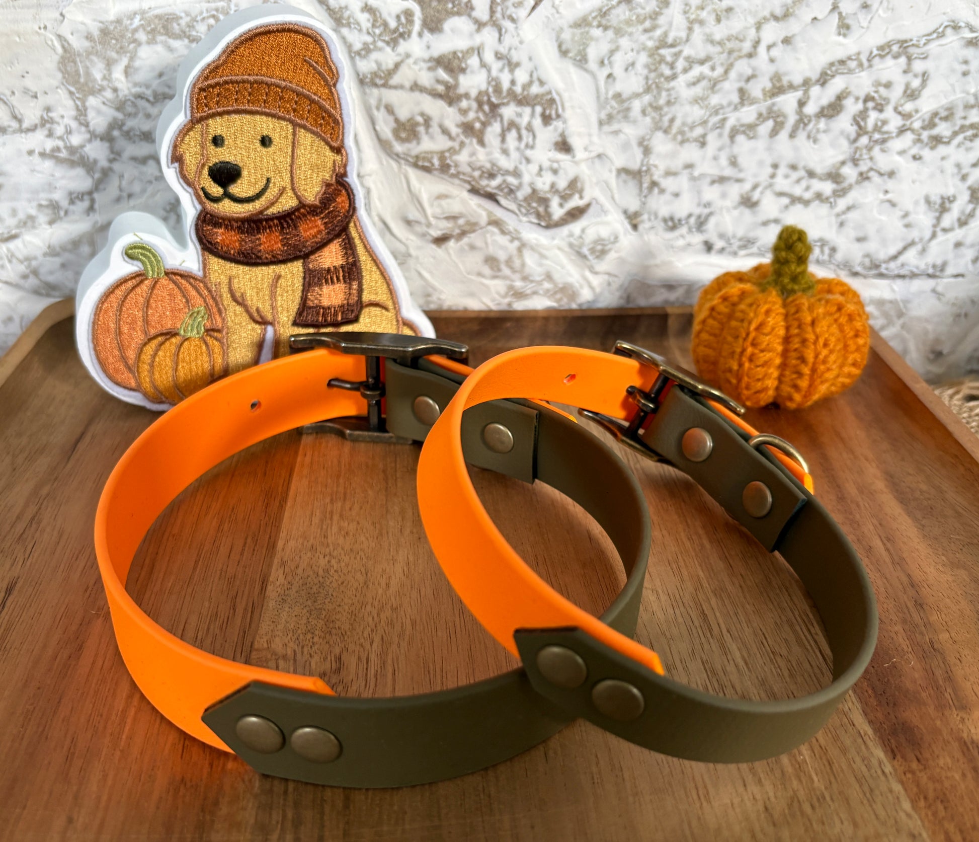 Mango and Olive  - Waterproof Dog Collar
