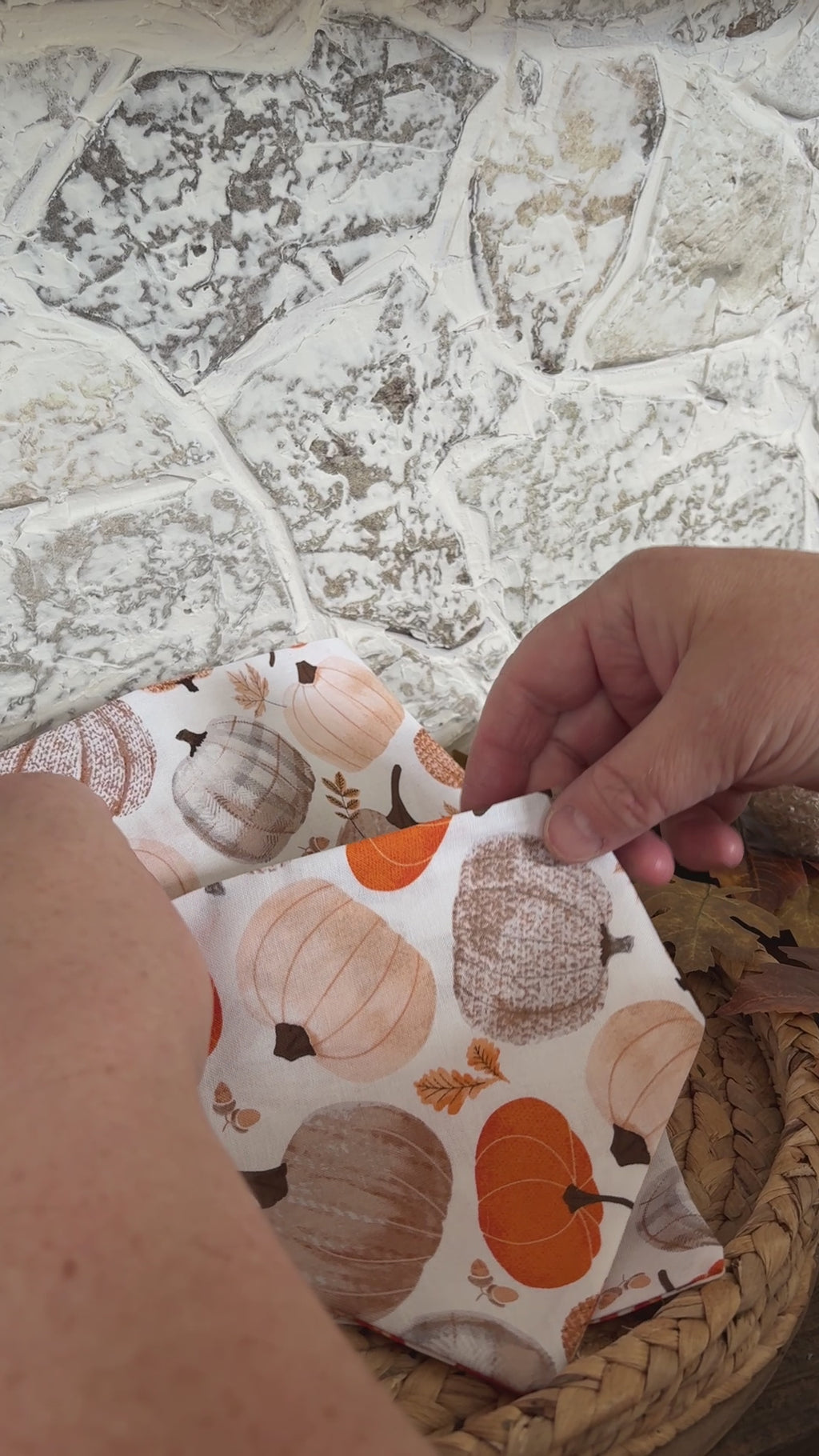 Harvest Bows Reversible Bandana