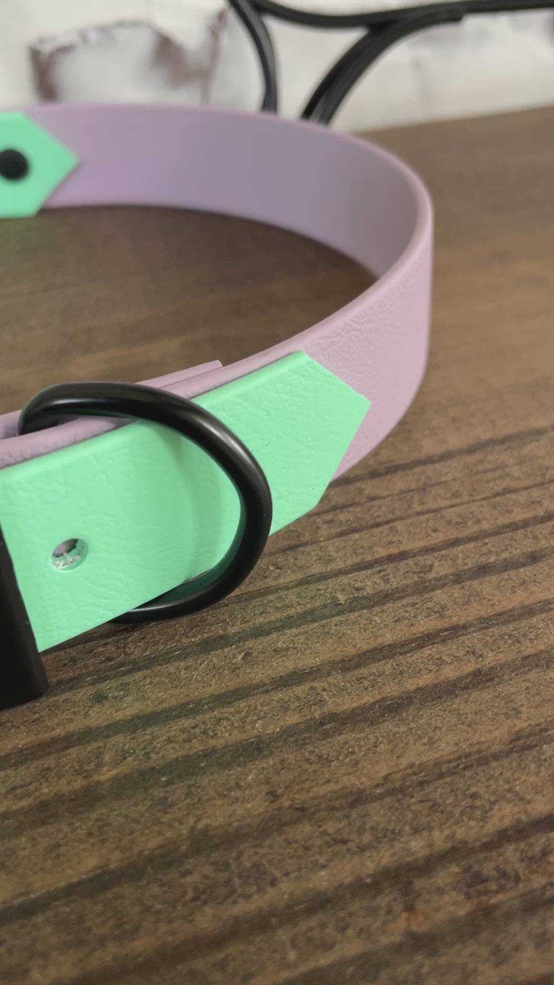 Mint and Lavender  - Waterproof Dog Collar