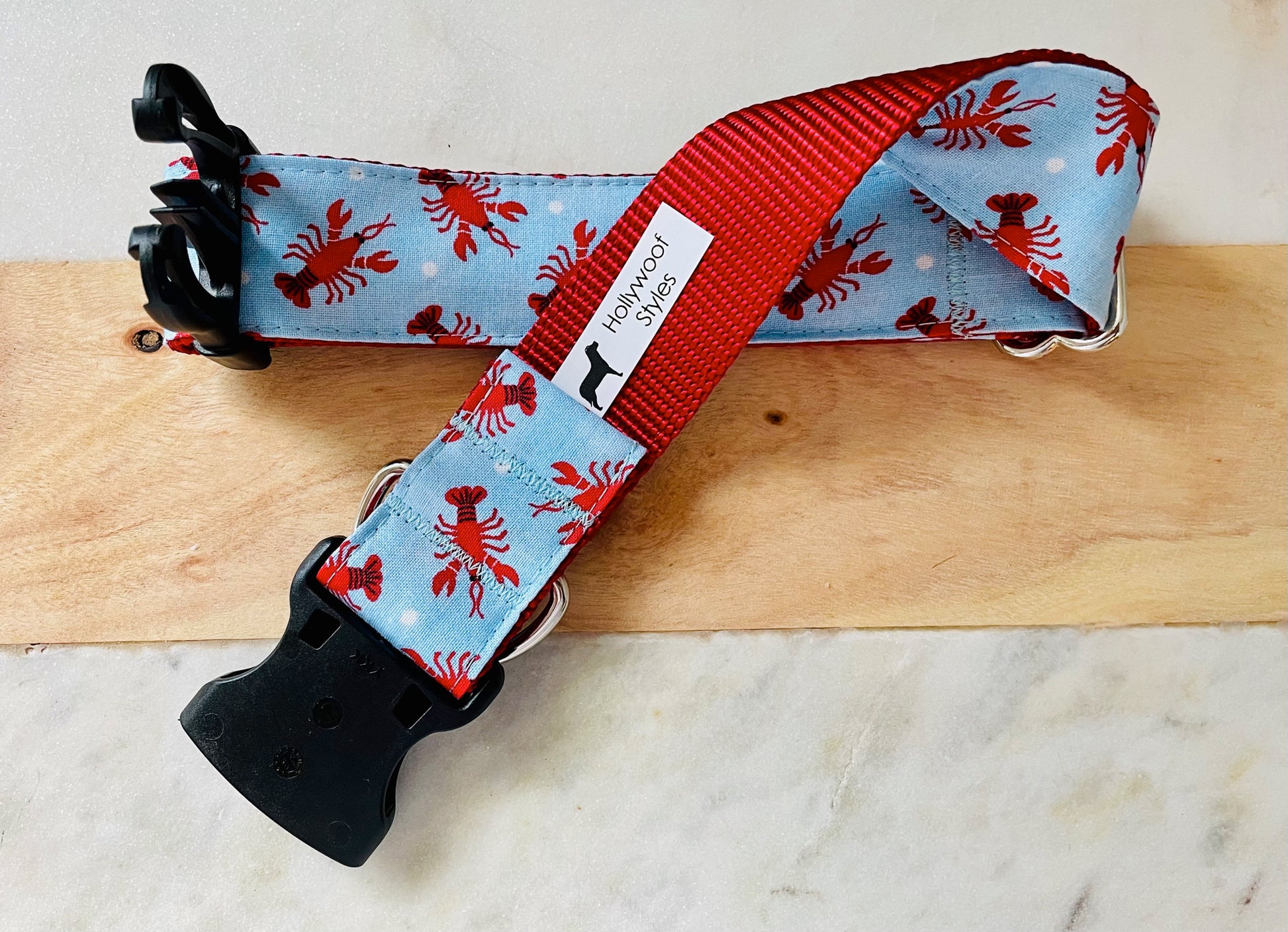 1.5" Lobster Polka Dot