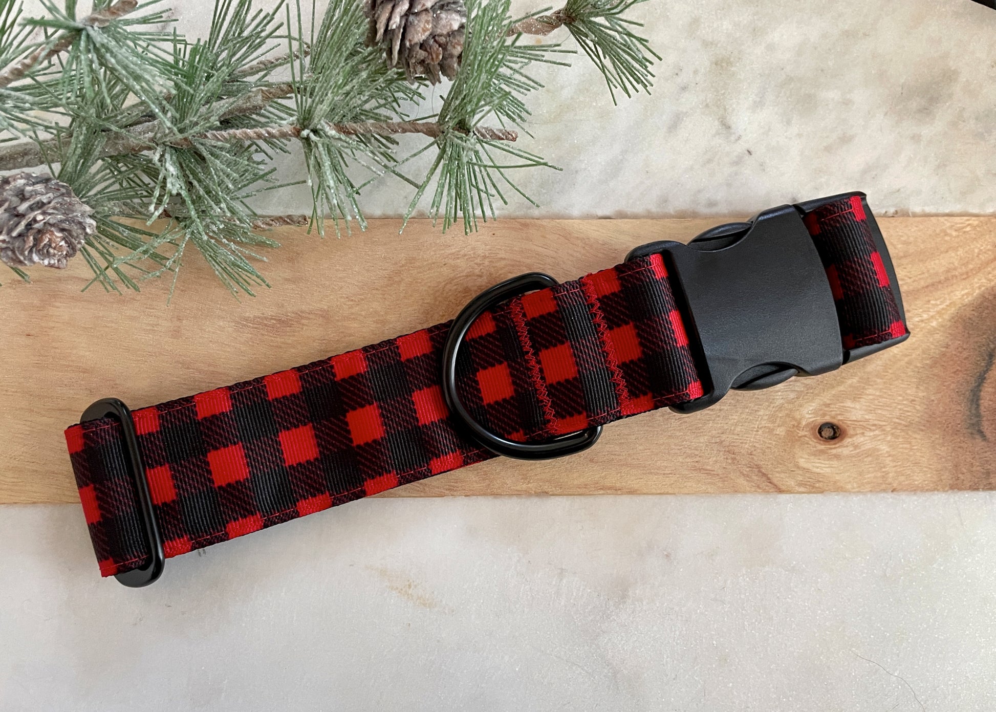 1.5" Buffalo Plaid Red