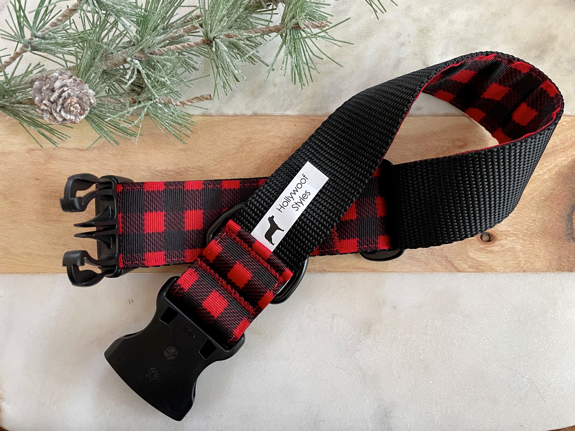 1.5" Buffalo Plaid Red