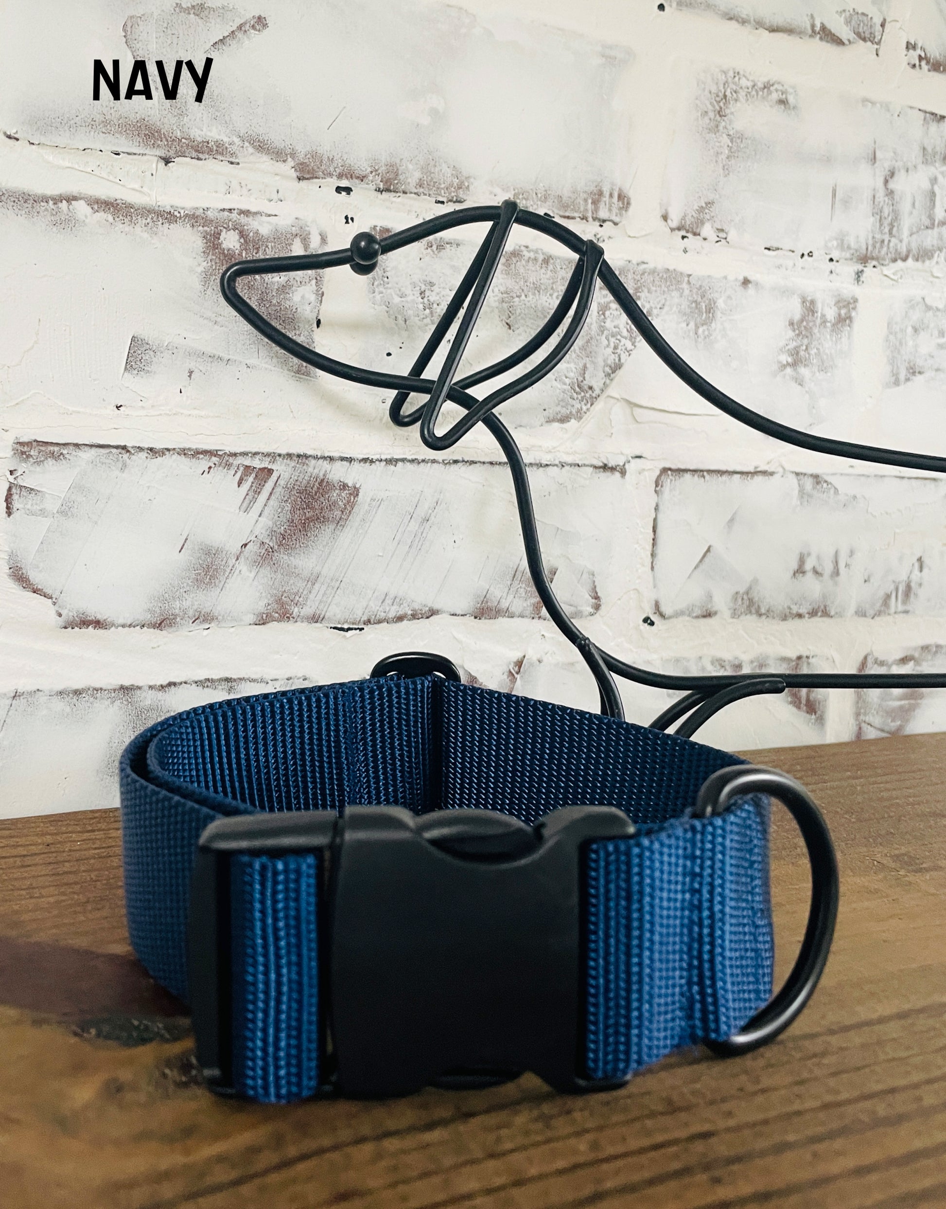 1.5" Wide Solid Nylon Collar
