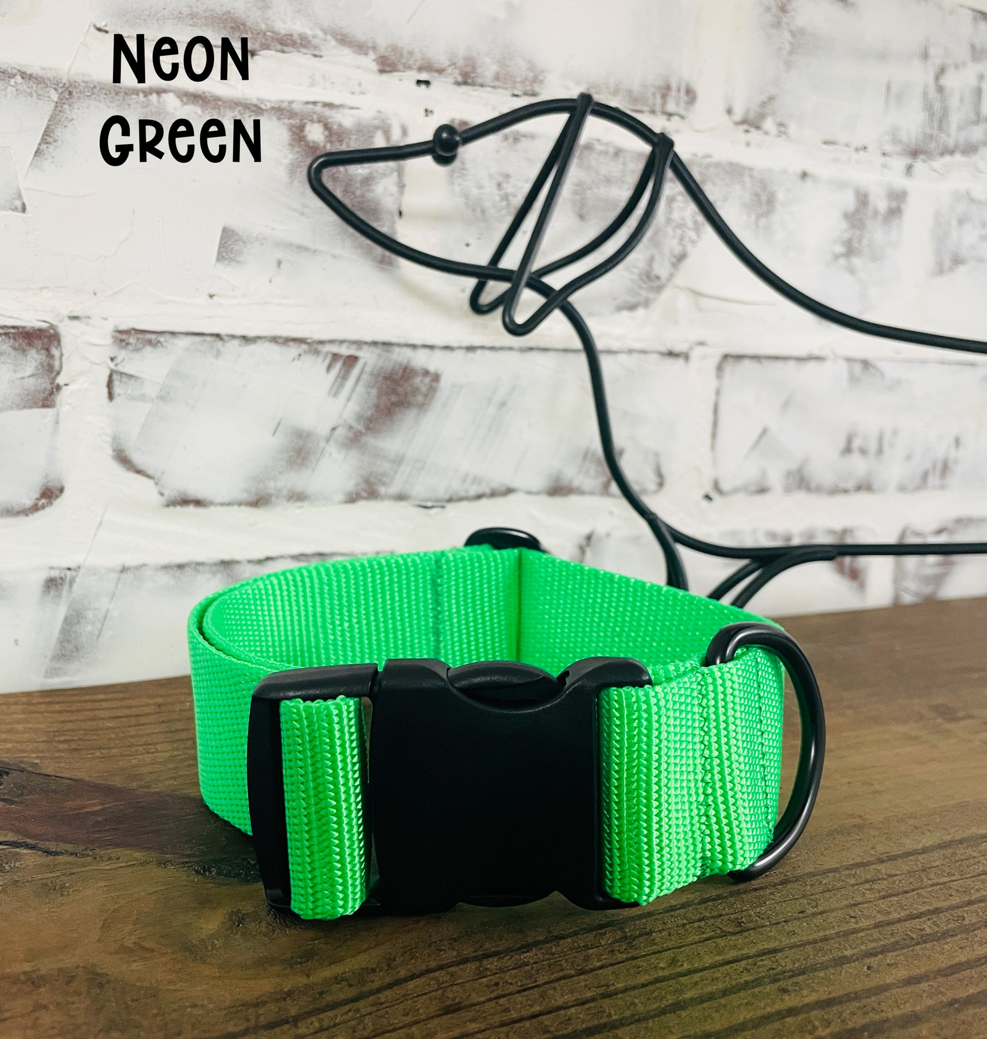 1.5" Wide Solid Nylon Collar