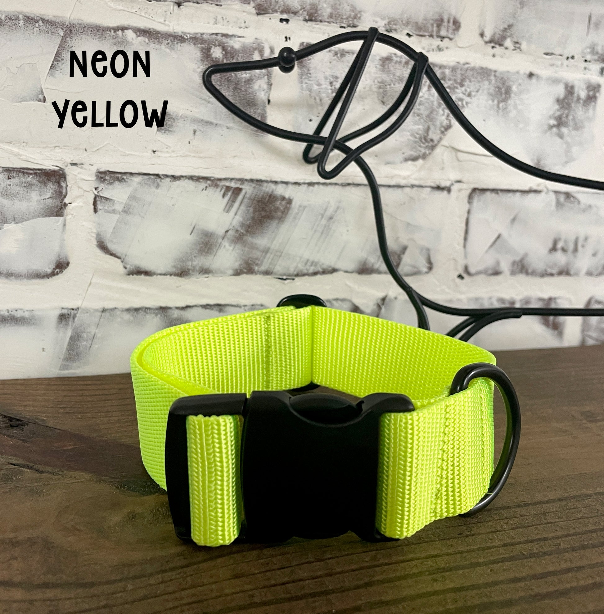 1.5" Wide Solid Nylon Collar