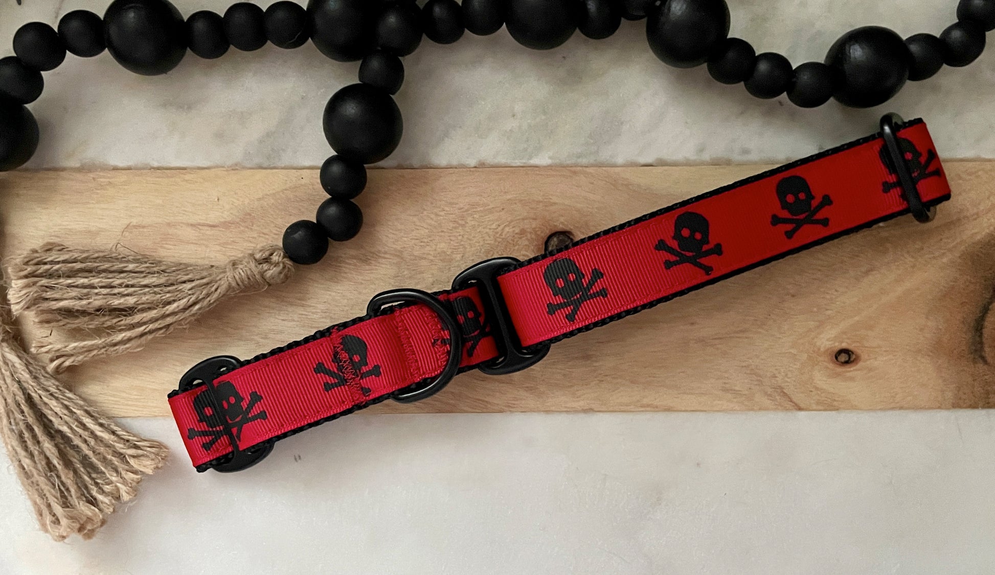 1" Red Skull