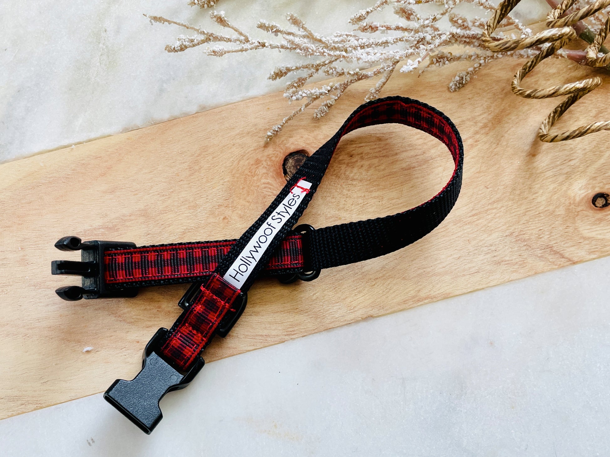1/2" Red Plaid