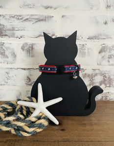 Nautical Anchor Cat Collar Breakaway