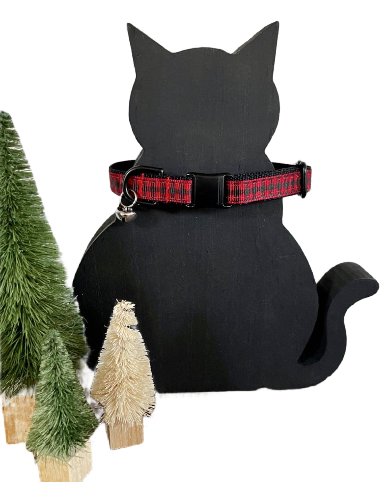 Red Plaid Cat Collar Breakaway
