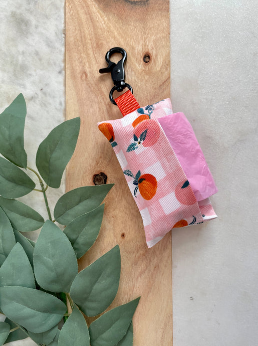 Just Peachy Poop Bag Holder / Dispenser