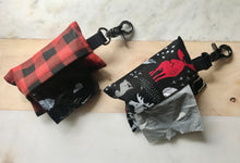 Load image into Gallery viewer, Buffalo Plaid or Forest Animal Dog Poop Bag Dispenser